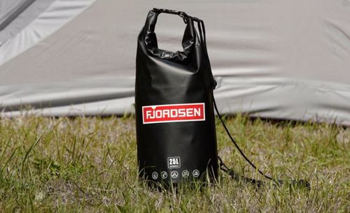 Camping drybag black Fjordsen