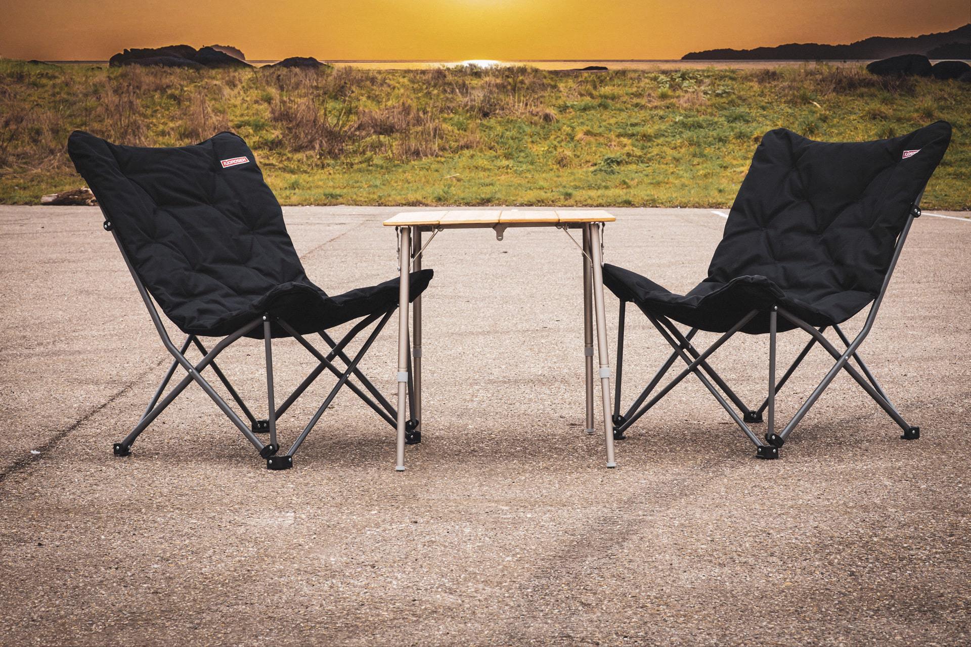 Sjofn camping chair black 2