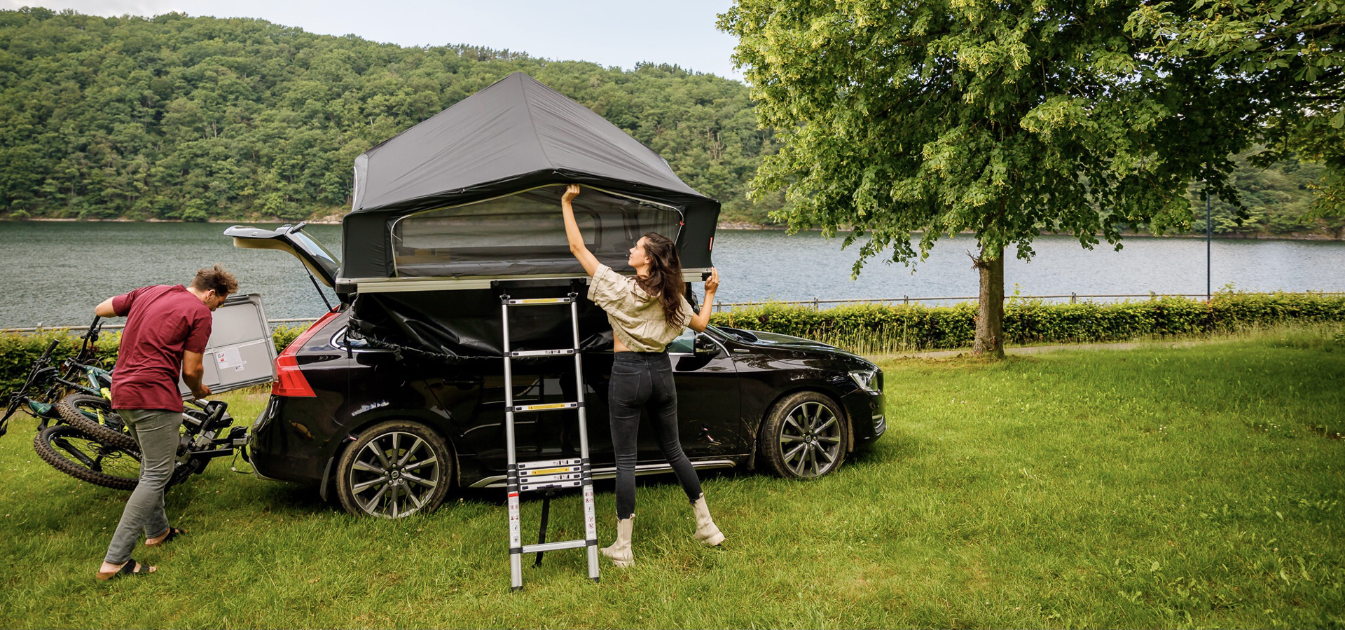 Take down rooftop tent